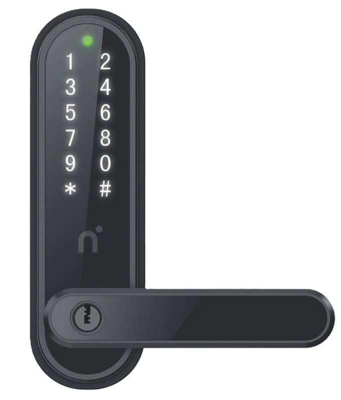 Inteligentní elektronický zámek Nimly Indoor Black, pro vnitřní dvěře, černá