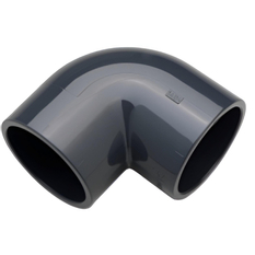 Koleno 90° tlakové PVC-U Plimat, d50 x 50 mm, lepení x lepení