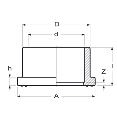 Lemový nákružek PVC-U Plimat, d200 mm