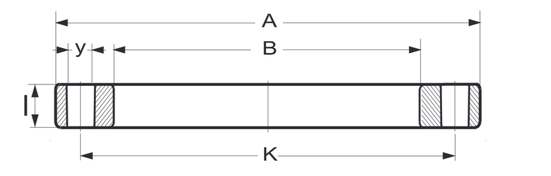 Příruba PVC-U Plimat, d50 mm
