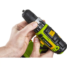 Aku vrtačka Fieldmann FDUV 70115-A, součástí akumulátor, nabíječka a kufr