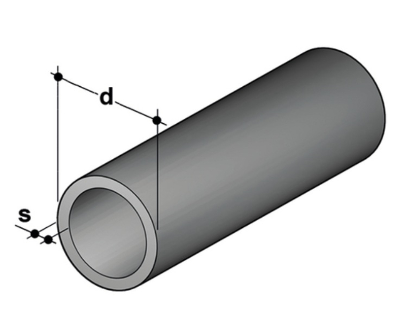 Tlakové potrubí PVC-U Clevelings, d125 x 4,8 mm, PN10, délka 5 m, šedá
