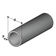 Tlakové potrubí PVC-U Clevelings, d20 x 1,5 mm, PN16, délka 5 m, šedá