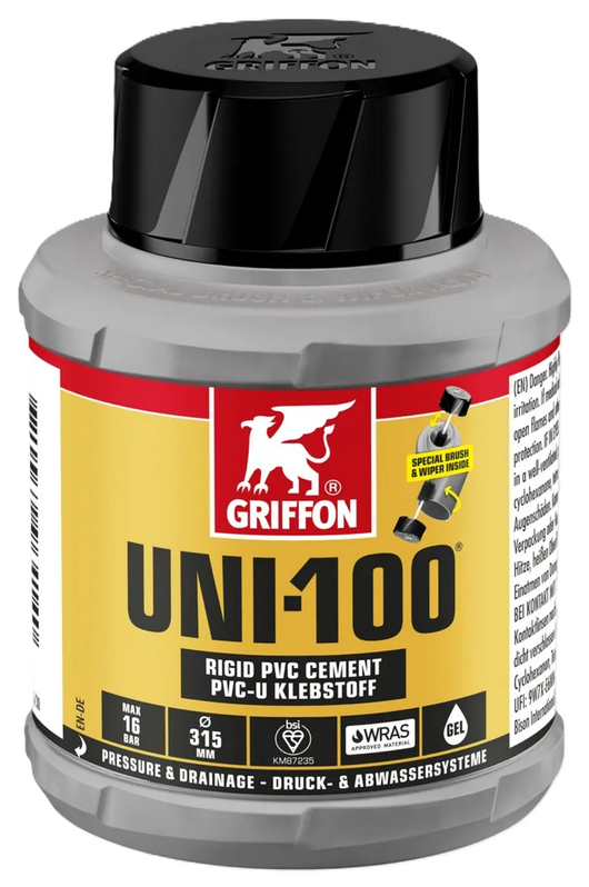 Lepidlo PVC Griffon UNI-100, dóza se štetcem 500 ml