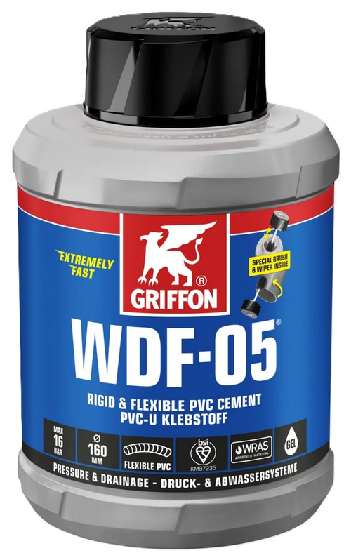Lepidlo PVC Griffon WDF-05, dóza se štetcem 500 ml