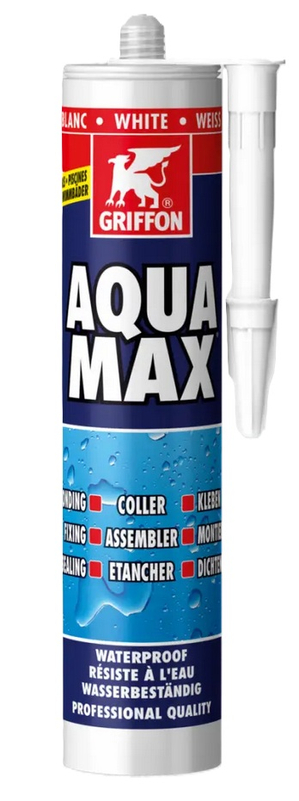 Fixační univerzální tmel Griffon Aqua Max, bílá, 425 g