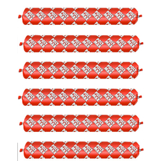 Montážní lepidlo Griffon Poly Max Hight Tack Expres 6 x 600 ml, bílá, vč. tlačné pistole