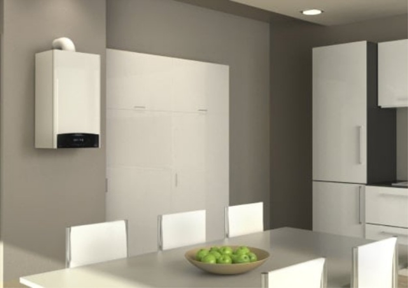 Kotel plynový kondenzační závěsný Ariston Genus One+ System 35, topení 30,3 kW a ohřev TV v externím zásobníku 33,1 kW, SVT 22173