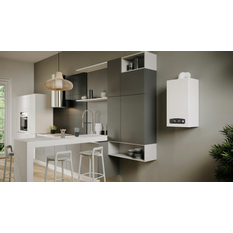 Kotel plynový kondenzační závěsný Ariston Cares S System 24, topení 19,6 kW a ohřev TV v externím zásobníku 23,0 kW