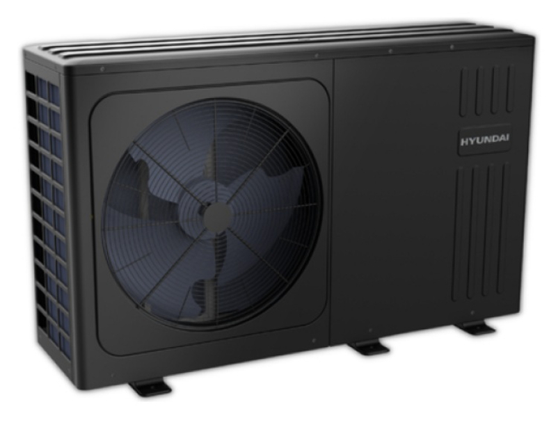 Tepelné čerpadlo Hyundai Extreme monoblok (spirála 3 kW) HPMO R290, 230 V, 10 kW, černá