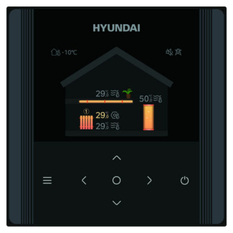 Tepelné čerpadlo Hyundai Extreme monoblok (spirála 9 kW) HPMO R290, 400 V, 12 kW, černá