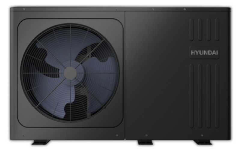 Tepelné čerpadlo Hyundai Extreme monoblok (spirála 9 kW) HPMO R290, 400 V, 14 kW, černá