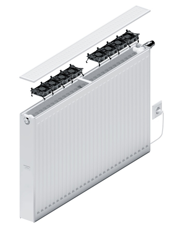 Radiátor Kermi therm-x2 x-flair Line-Vmulti PLXL 33, 905 x 1205 mm, 1385 W, bílý