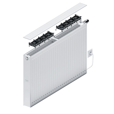 Radiátor Kermi therm-x2 x-flair Line-Vmulti PLXL 33, 905 x 1205 mm, 1385 W, bílý