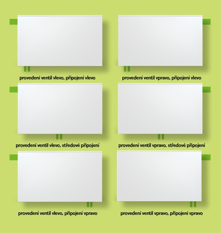 Radiátor Kermi therm-x2 Plan-Vmulti PTX 22, 305 x 405 mm, 365 W, bílý