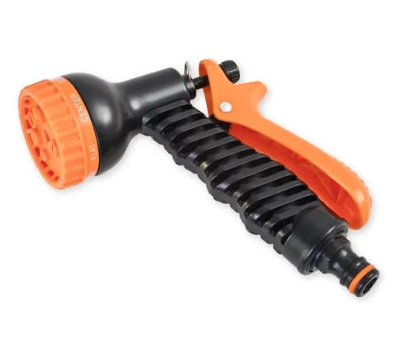 Pistole postřikovací Bradas 7 funkcí, plastová černooranžová