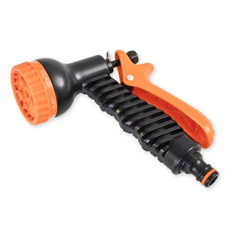 Pistole postřikovací Bradas 7 funkcí, plastová černooranžová