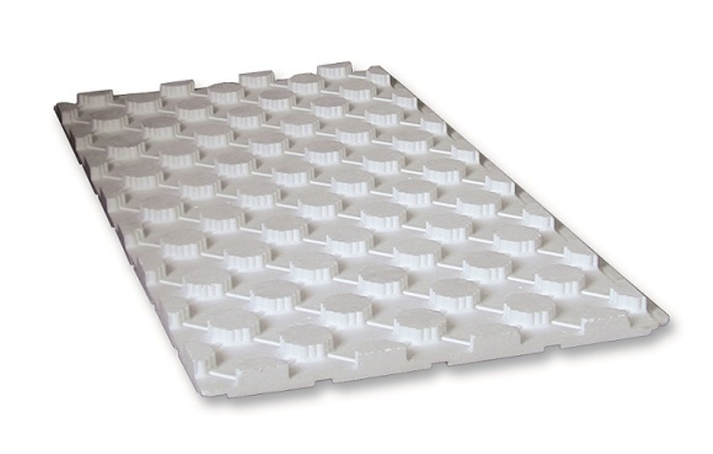 Systémová izolační deska - 1200x600mm (0,72m2), bílá - 9,36m2/13ks IVAR.TB 20 P 05