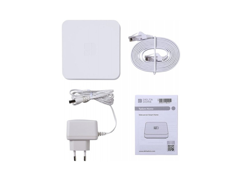 Internetová brána Delta Dore Tydom Home, pro vzdálené ovládání domácnosti, spolupracuje s termostaty TYBOX 5000, TYBOX 5100 a TYBOX 137+