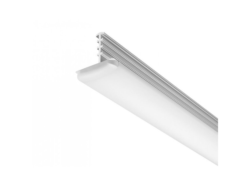 Standardní svítidlo pro kazetové podhledy Larsa S, s opálovým difuzorem (mléčný kryt)