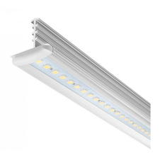 Standardní svítidlo pro kazetové podhledy Larsa T, s transparentním difuzorem, který zvyšuje světelnou účinnost o 25%