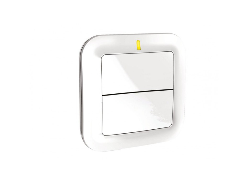 Nástěnný bezdrátový vypínač (vysílač) Delta Dore Tyxia 2310, bílá