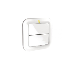 Nástěnný bezdrátový vypínač (vysílač) Delta Dore Tyxia 2310, bílá