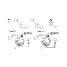 Mikromodul/přijímač Delta Dore Tyxia 4811, 10A&nbsp; Vypnuto/Zapnuto + časovač