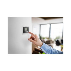 Samostatný bezdrátový termostat Auraton Heat Monitor, černá