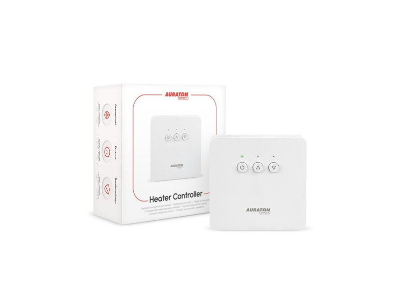 Ovladač topného zařízení Auraton Heater Controller, např. kotle (přijímač), bílá