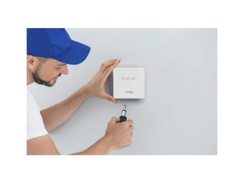 Ovladač topného zařízení Auraton Heater Controller, např. kotle (přijímač), bílá
