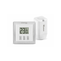 Sestava chytrého bezdrátového termostatu s hlavicí Auraton Radiator Set, černá
