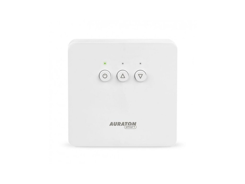 Sestava chytrého bezdrátového termostatu s přijímačem Auraton Heater Set, černá