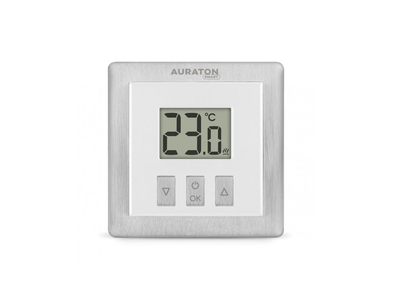 Sestava chytrého bezdrátového termostatu s přijímačem Auraton Heater Set, bílá