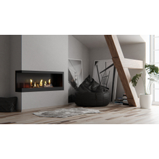 Biokrb vestavný Karma Lightline 120 LF, levé rohové provedení, černý matný