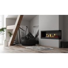 Biokrb vestavný Karma Lightline 120 RF, pravé rohové provedení, černý matný