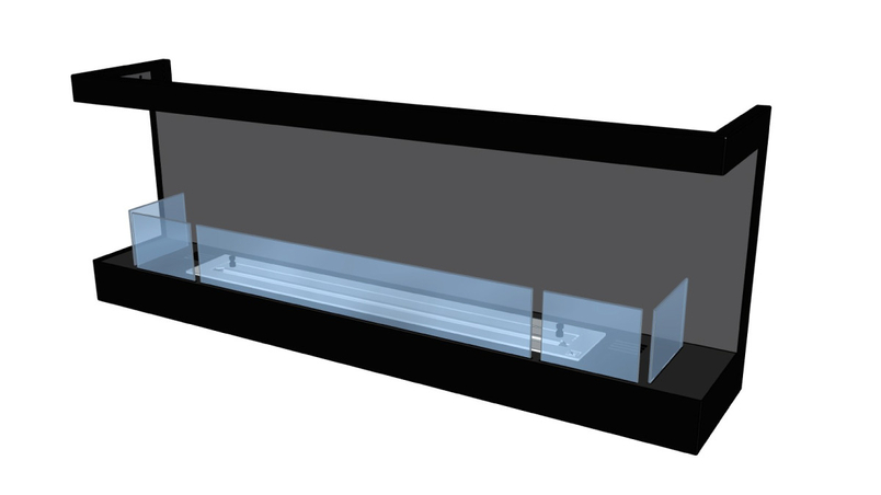 Biokrb vestavný Karma Lightline 120 LFR, třístranné provedení, černý matný