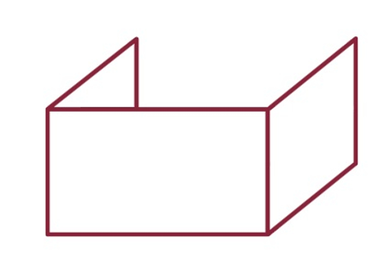 Biokrb vestavný Karma Lightline 120 LFR, třístranné provedení, černý matný