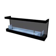 Biokrb vestavný Karma Lightline 120 LFR, třístranné provedení, černý matný