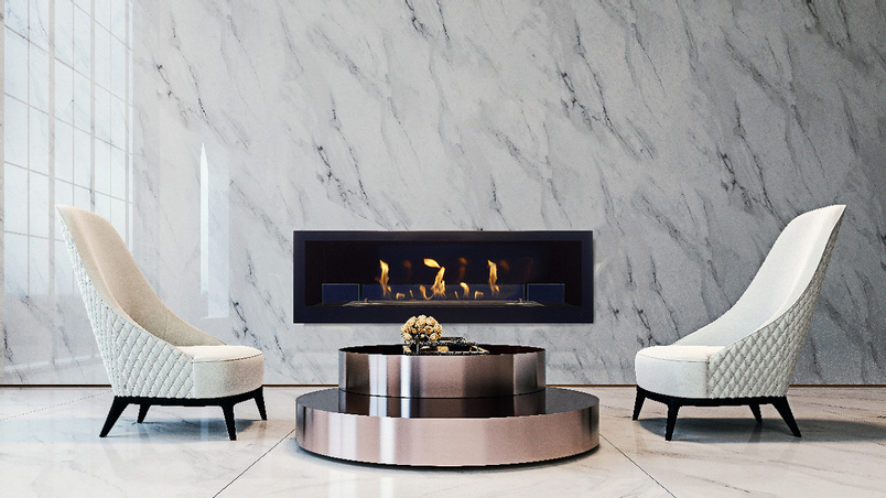 Biokrb vestavný Karma Lightline 90 F, čelní provedení, černý matný