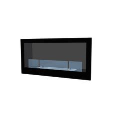 Biokrb vestavný Karma Lightline 90 F, čelní provedení, černý matný