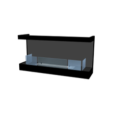 Biokrb vestavný Karma Lightline 90 LFR, třístranné provedení, černý matný