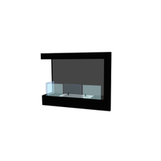 Biokrb vestavný Karma Lightline 60 LF, levé rohové provedení, černý matný