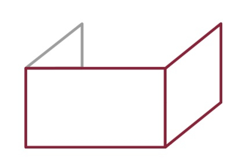 Biokrb vestavný Karma Lightline 60 RF, pravé rohové provedení, černý matný