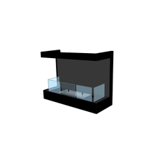 Biokrb vestavný Karma Lightline 60 LFR, třístranné provedení, černý matný