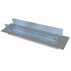 Biokrb do desky Karma Lightline Easy S, 400 x 200 mm, ocel / sklo