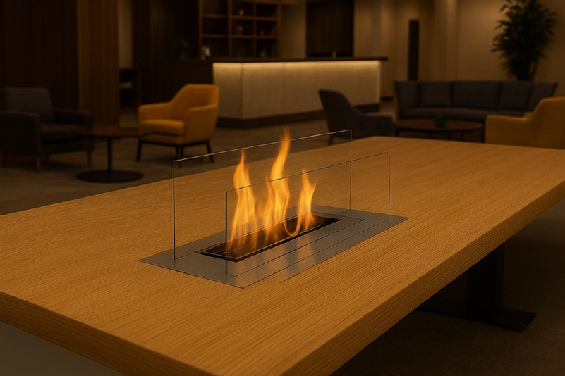 Biokrb do desky Karma Lightline Easy M, 600 x 200 mm, ocel / sklo