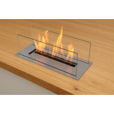 Biokrb do desky Karma Lightline Easy L, 800 x 200 mm, ocel / sklo