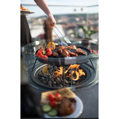 Rošt litinový s podstavcem Karma k venkovním ohništím Barrique a Infinity R a Q