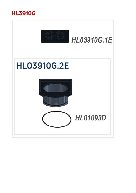 Nástavec HL Hutterer & Lechner, d 146mm/ litina 190x190mm/ litina 175x175mm, pro vtoky série HL3100, HL5100